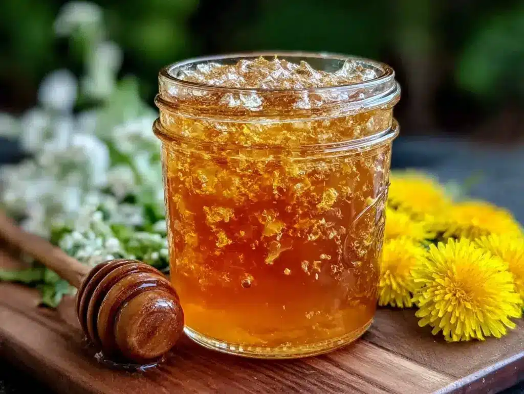 dandelion jelly - featured image