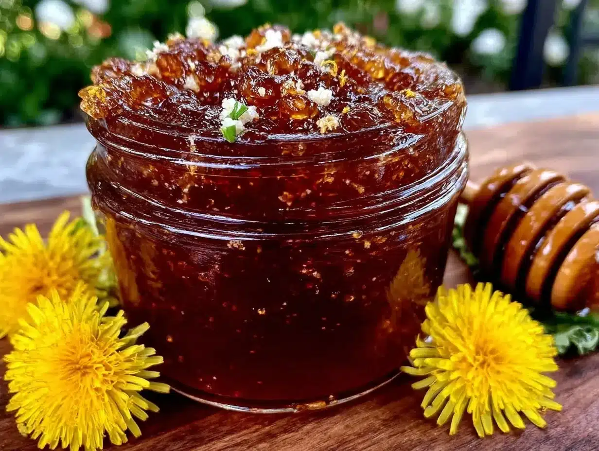dandelion jelly preparation steps