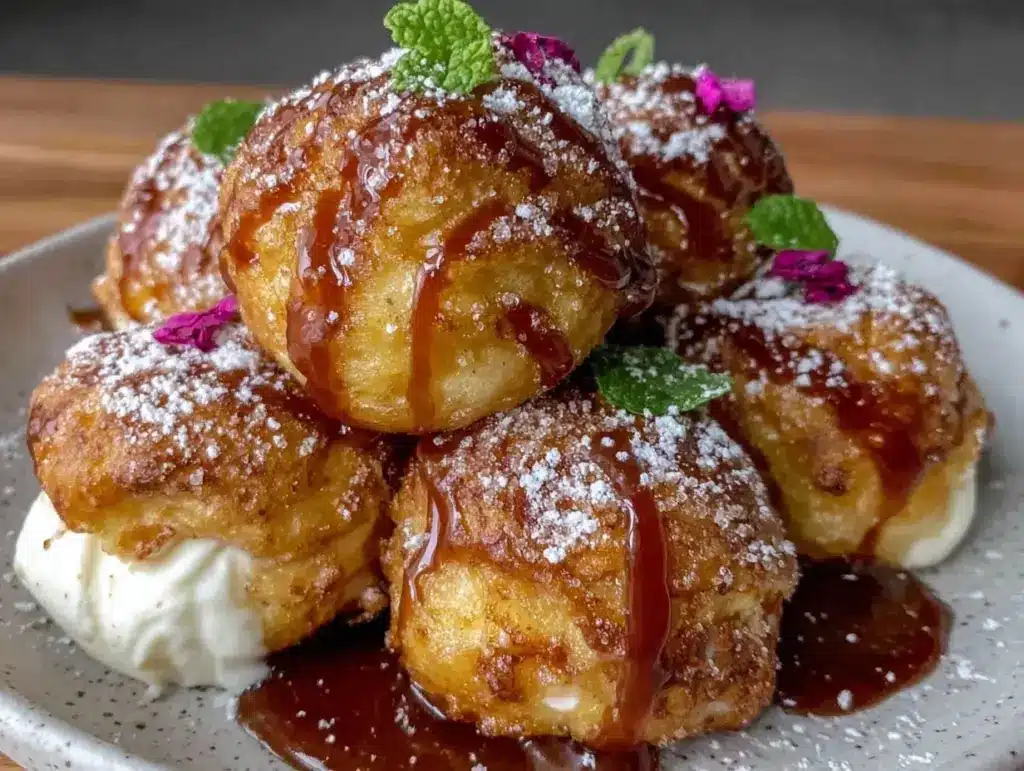 easy fried ice cream bites without deep frying - featured image