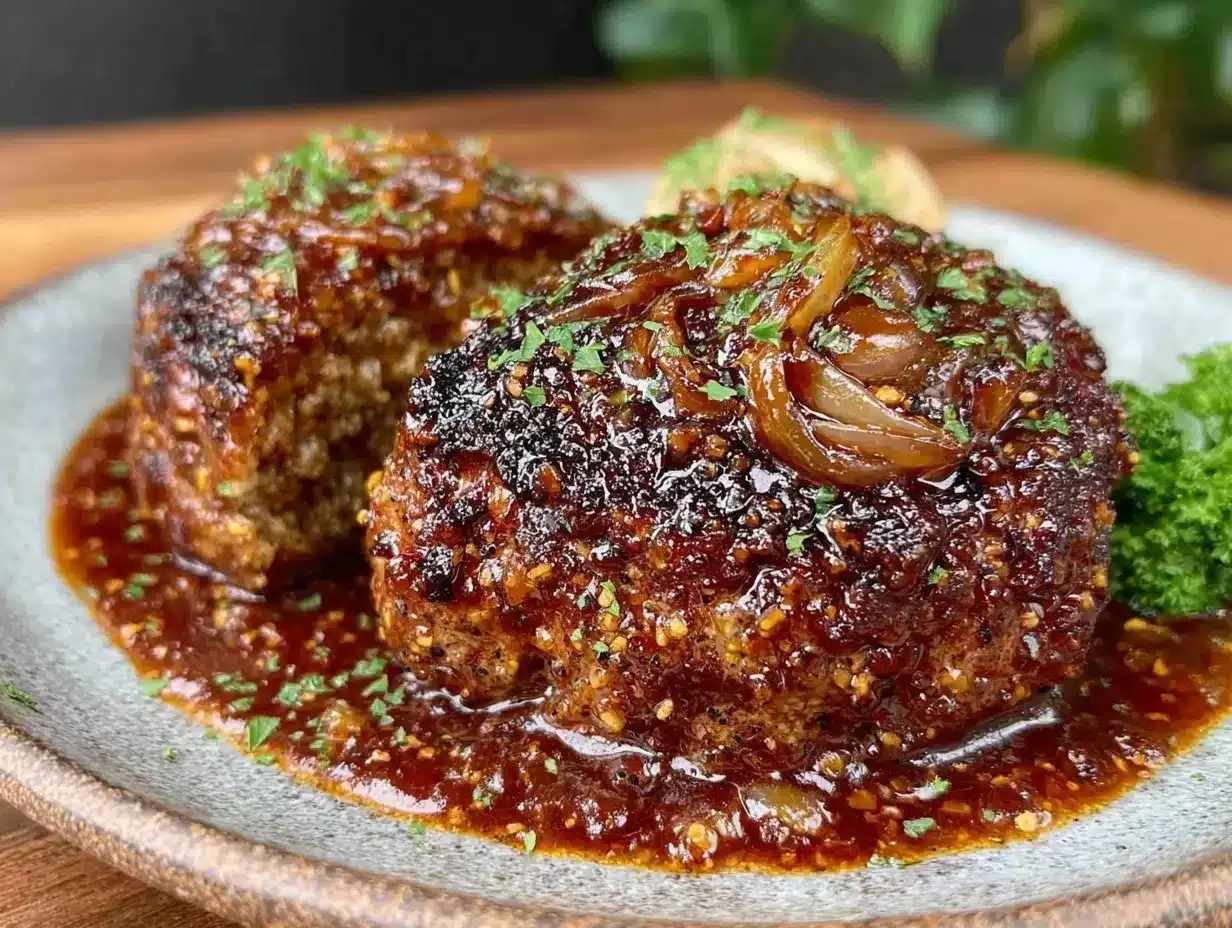 easy juicy hamburger steak preparation steps