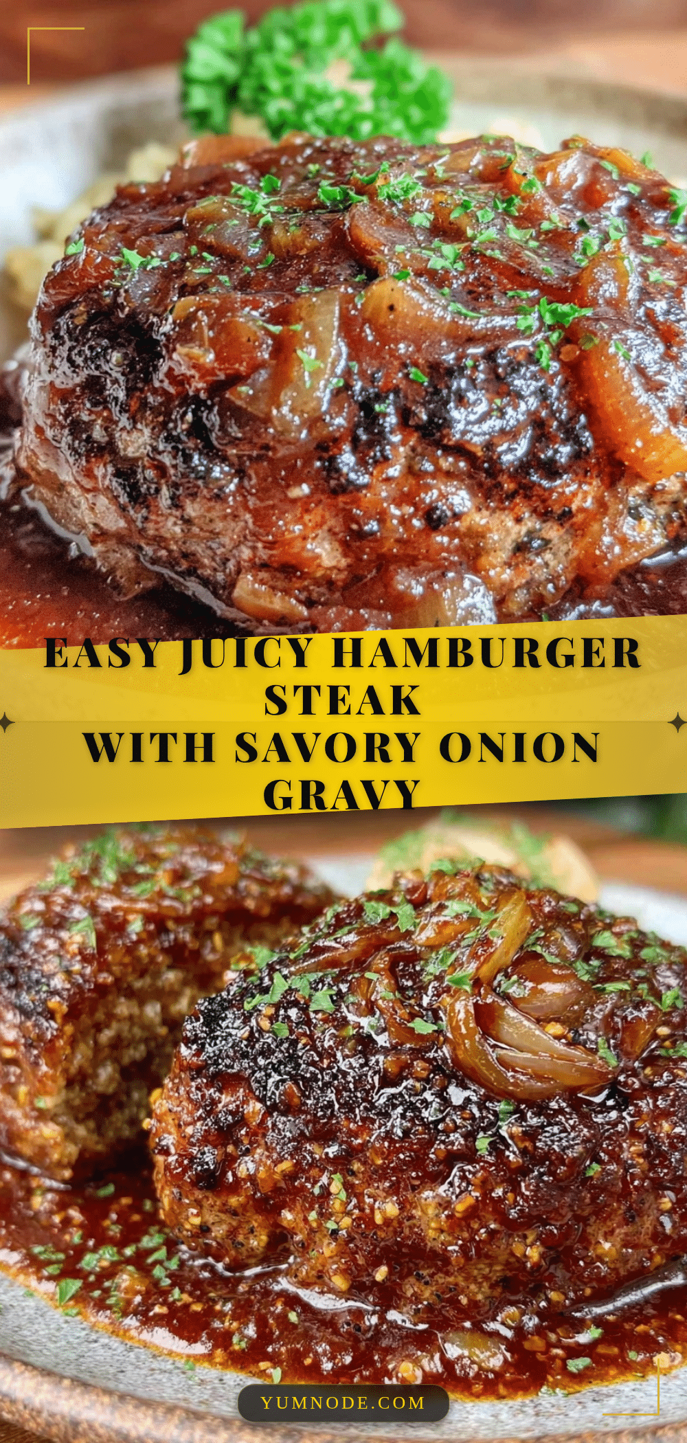 easy juicy hamburger steak recipe