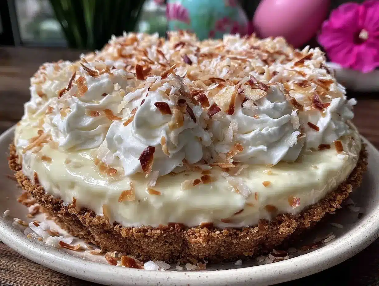 easy no-bake coconut cream pie preparation steps