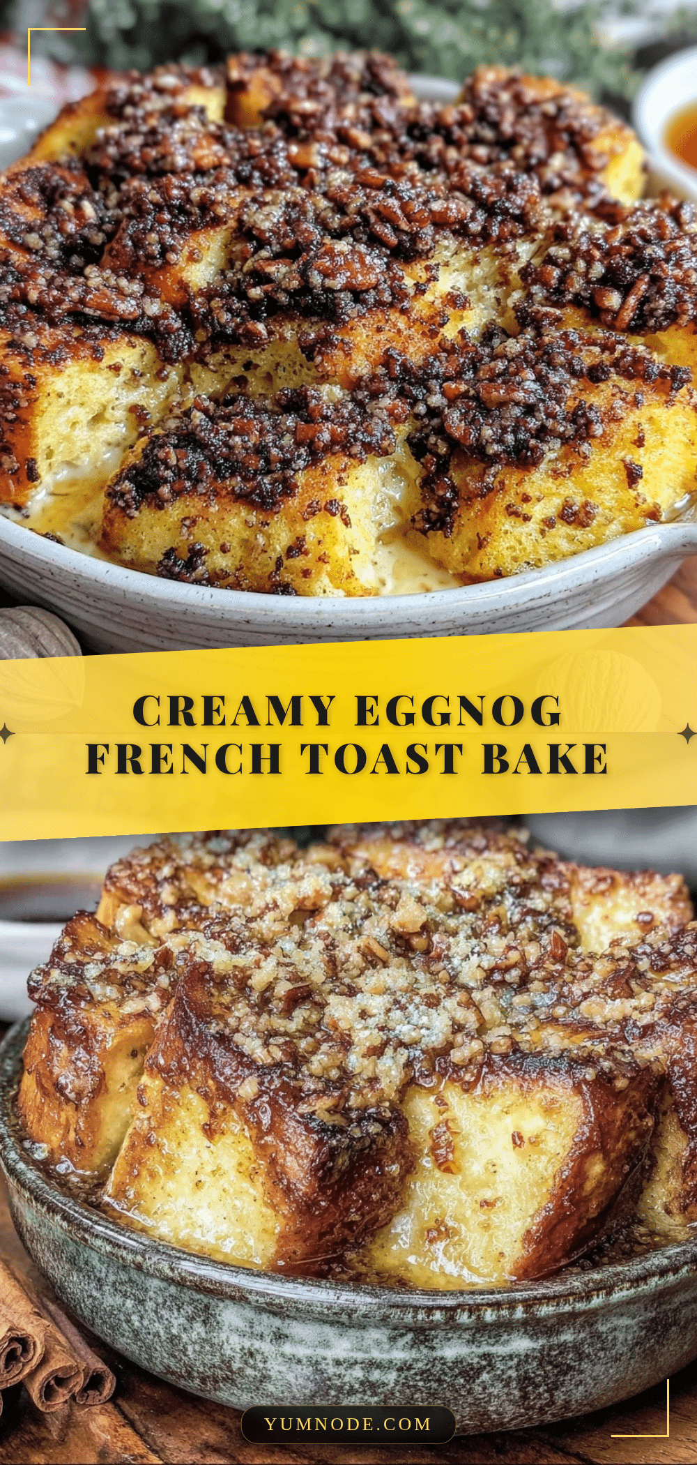 eggnog french toast bake recipe