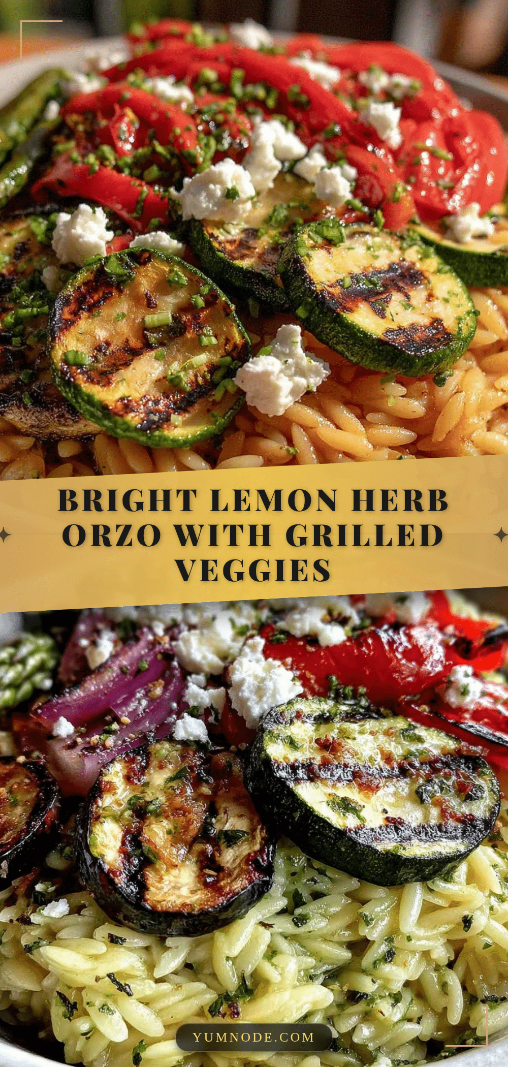 fresh lemon herb orzo recipe