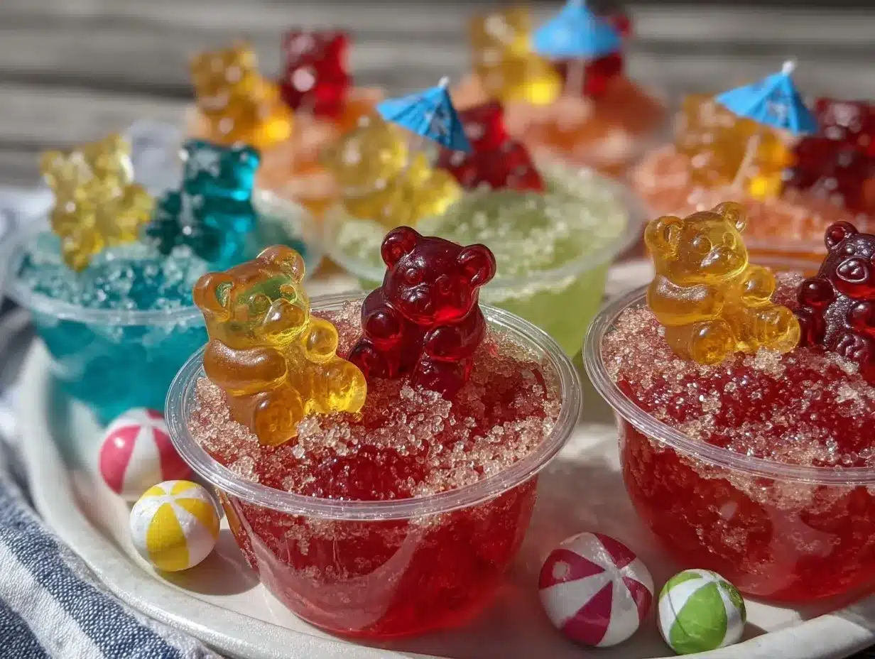 fun pool party jello cups preparation steps