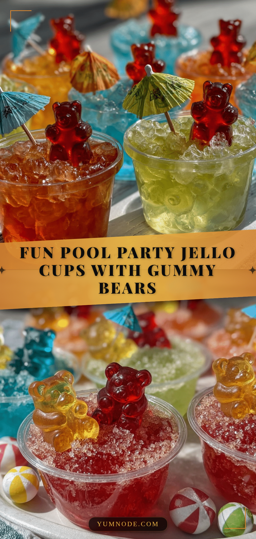 fun pool party jello cups recipe