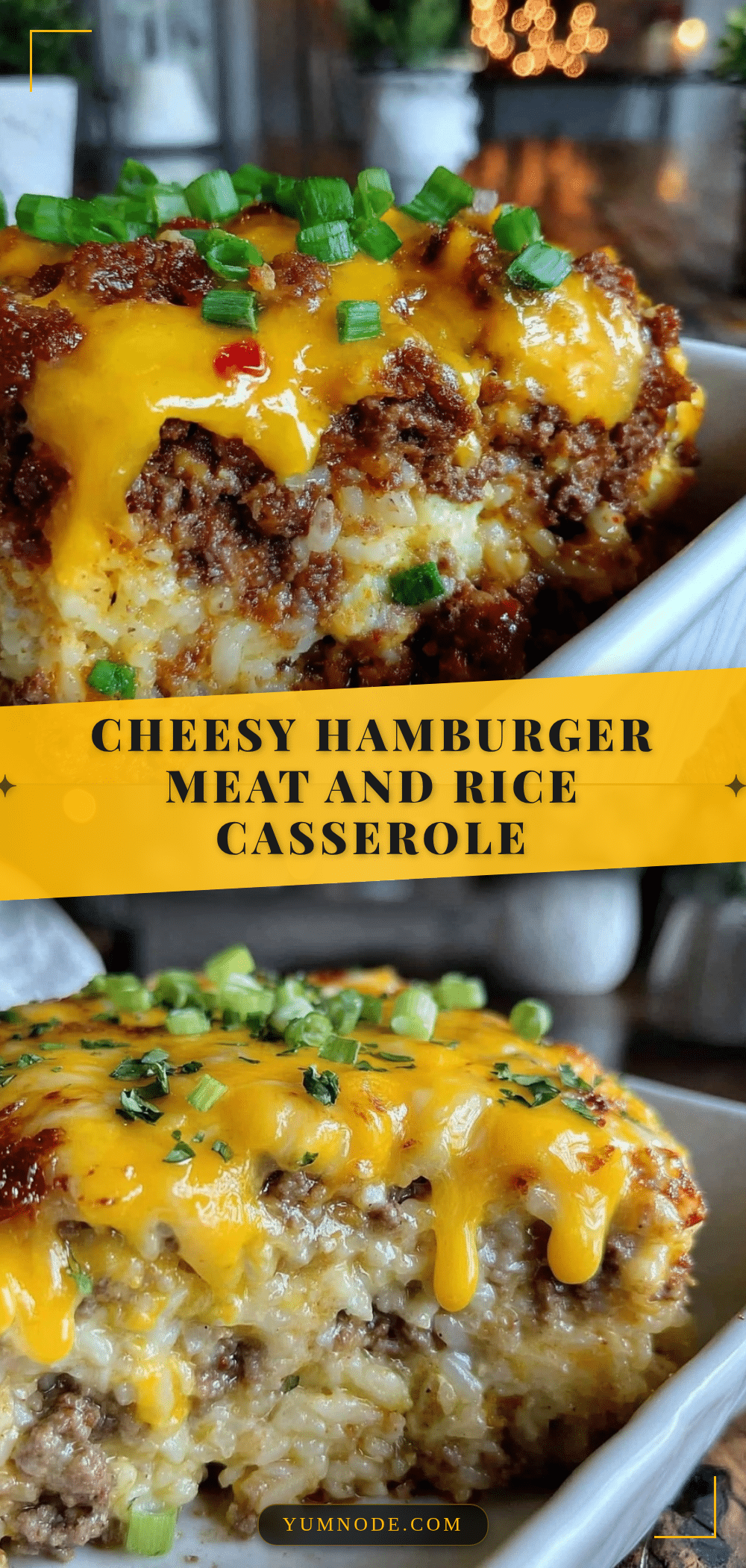 hamburger meat and rice casserole recipe