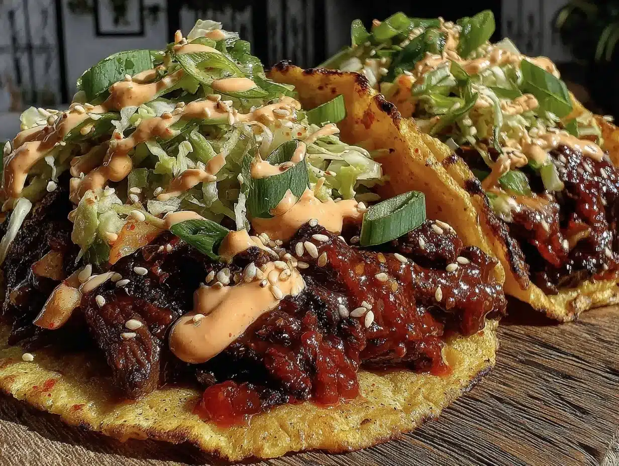 korean bbq tacos preparation steps