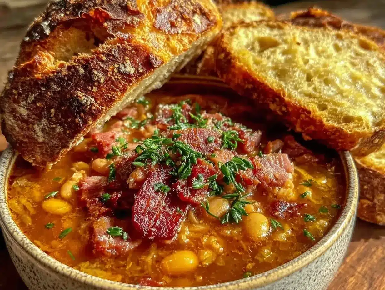 leftover ham and bean soup preparation steps