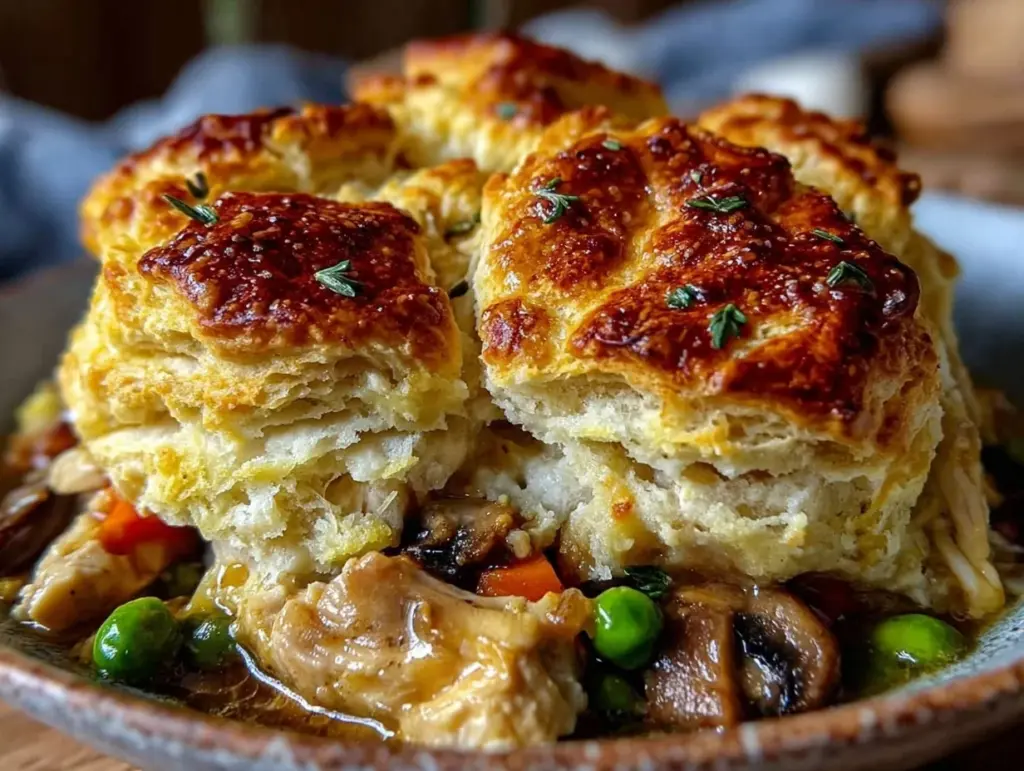 leftover turkey pot pie - featured image