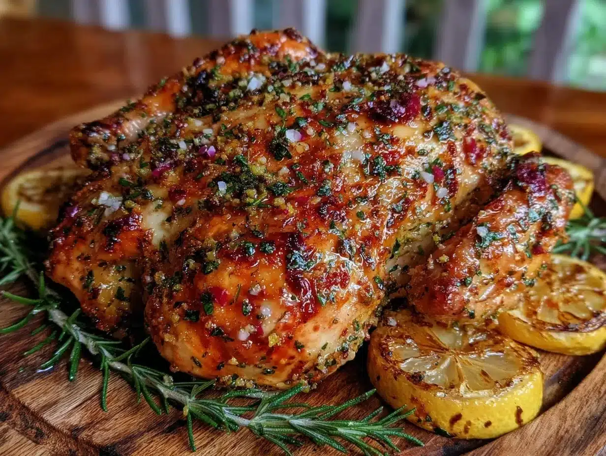 lemon herb roast chicken preparation steps