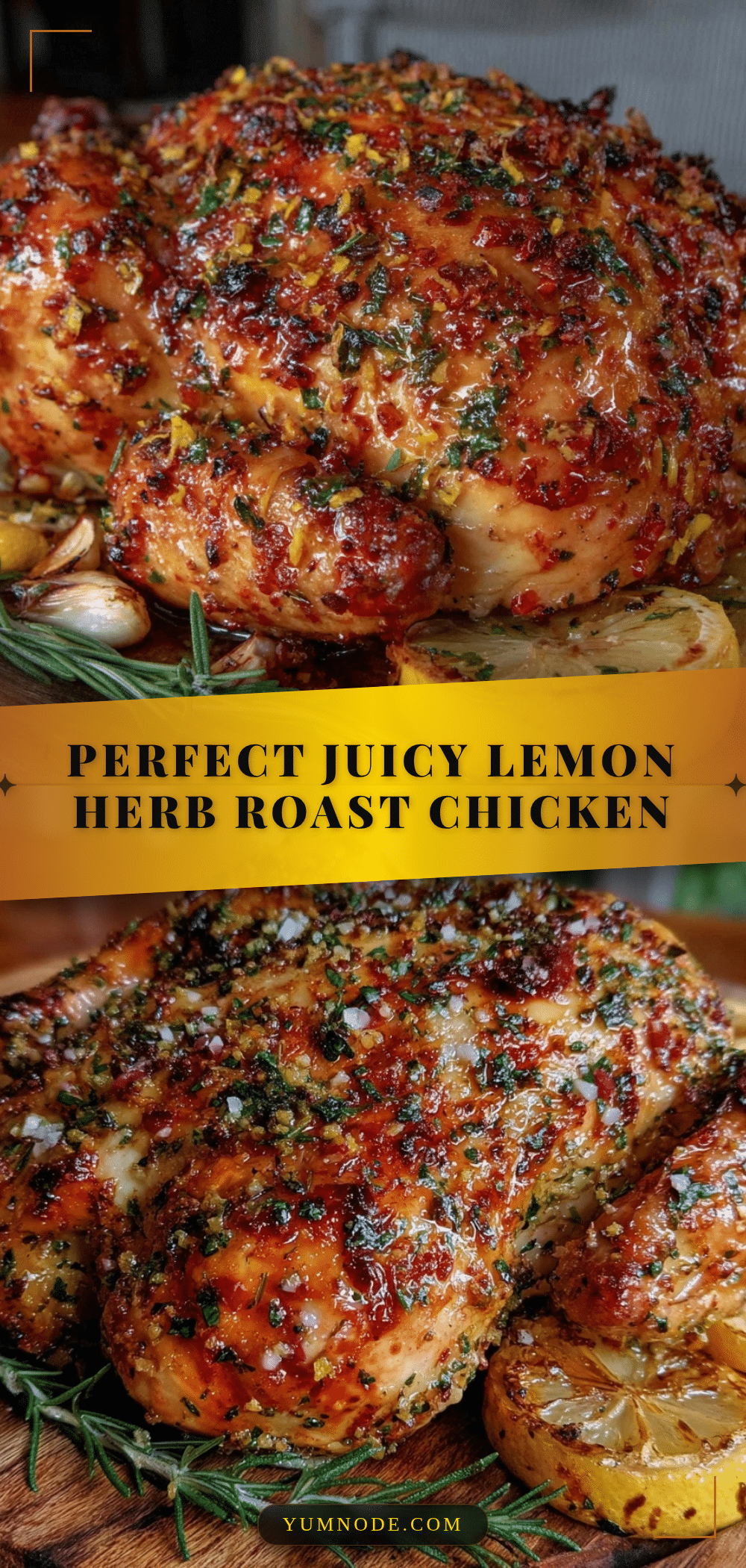 lemon herb roast chicken recipe
