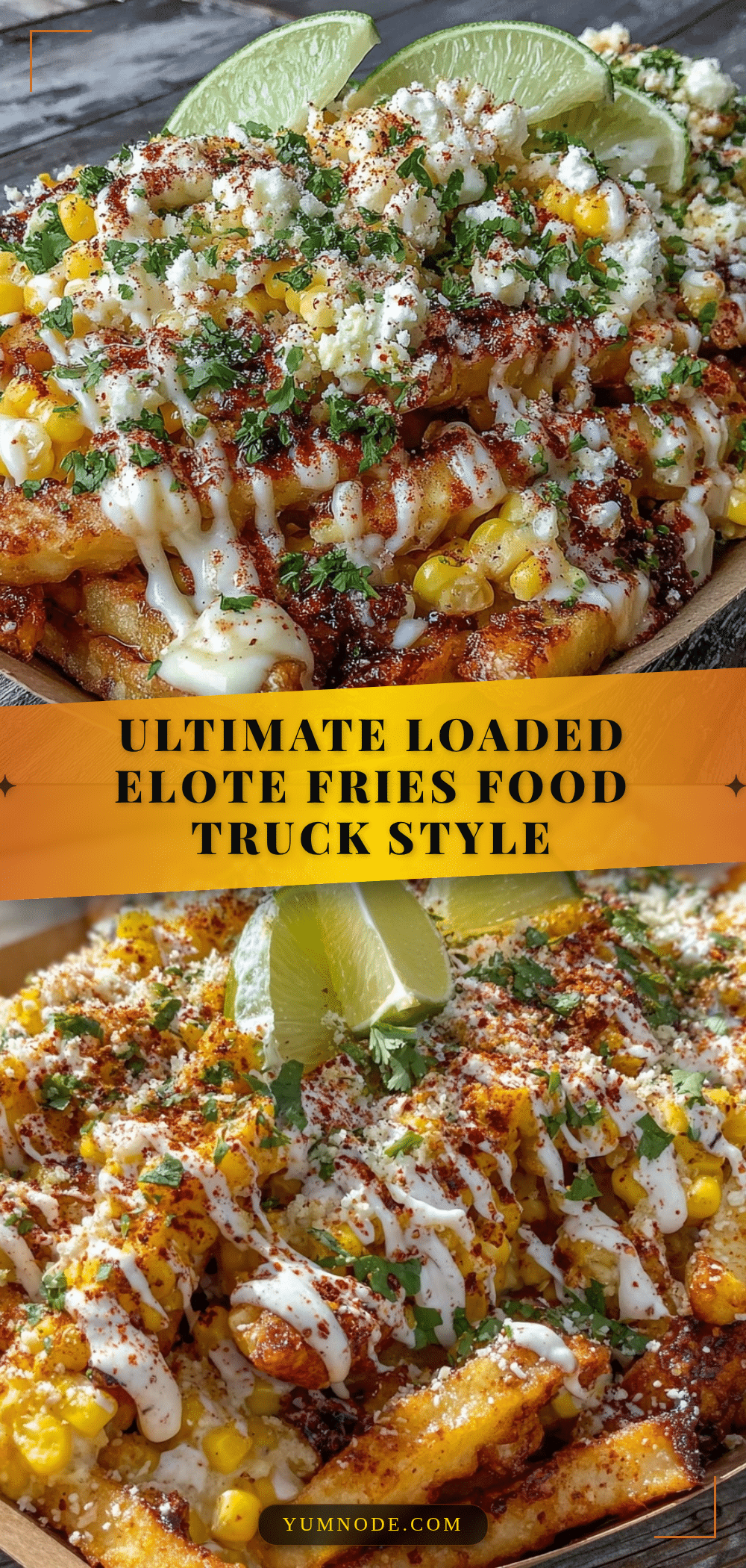 loaded elote fries recipe