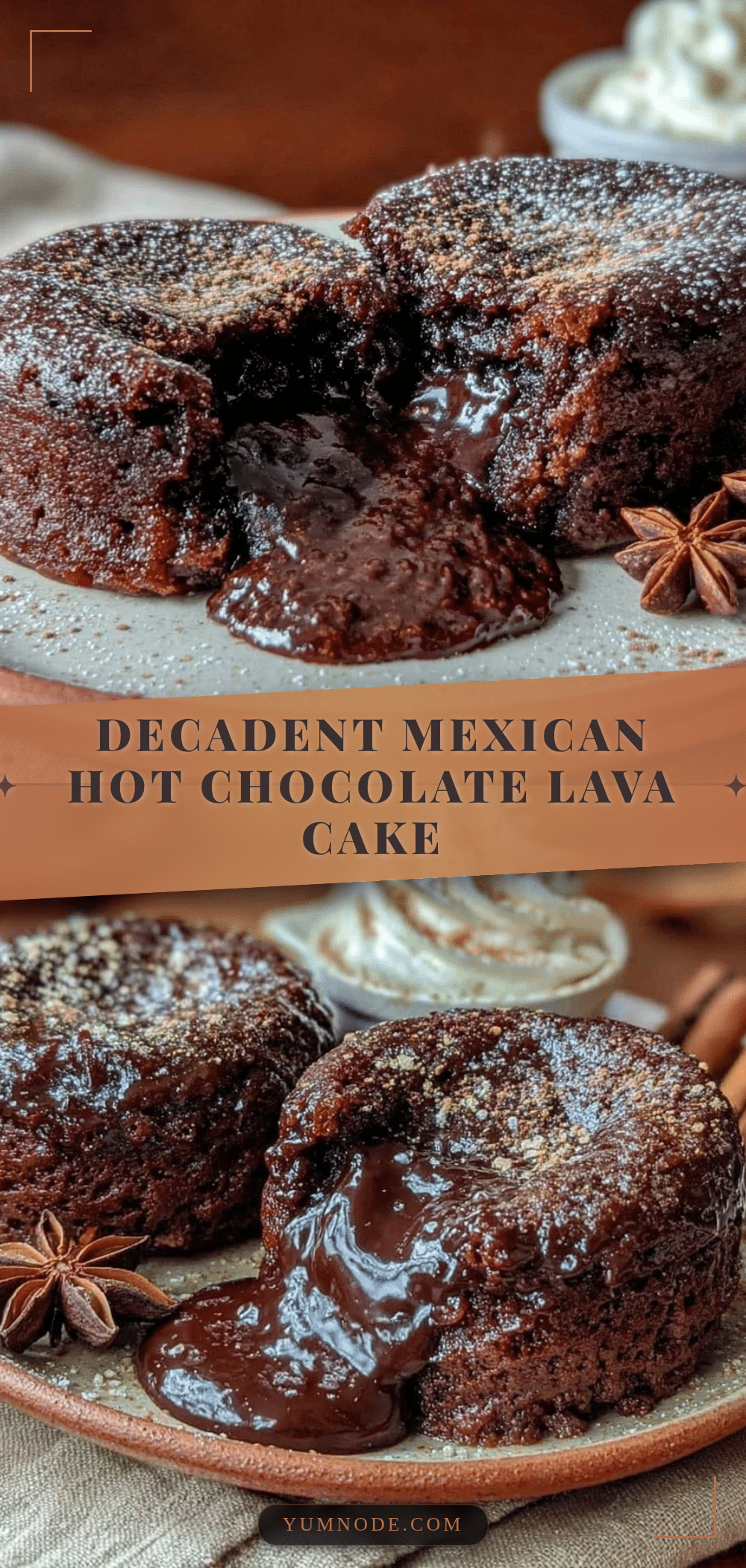 Mexican Hot Chocolate Lava Cake recipe
