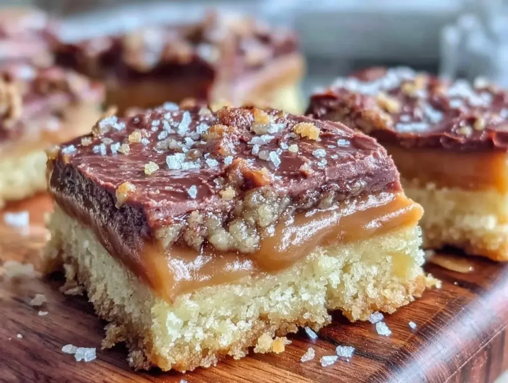 millionaires shortbread bars - featured image