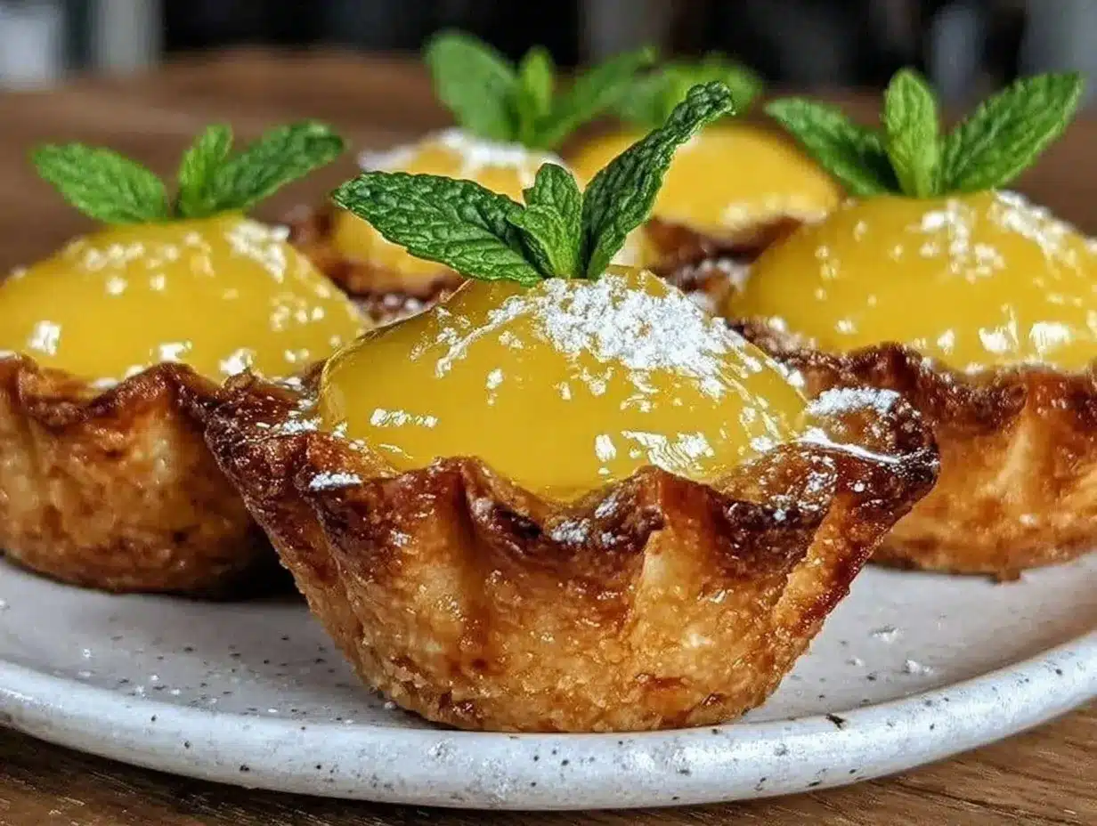 mini lemon curd tarts preparation steps