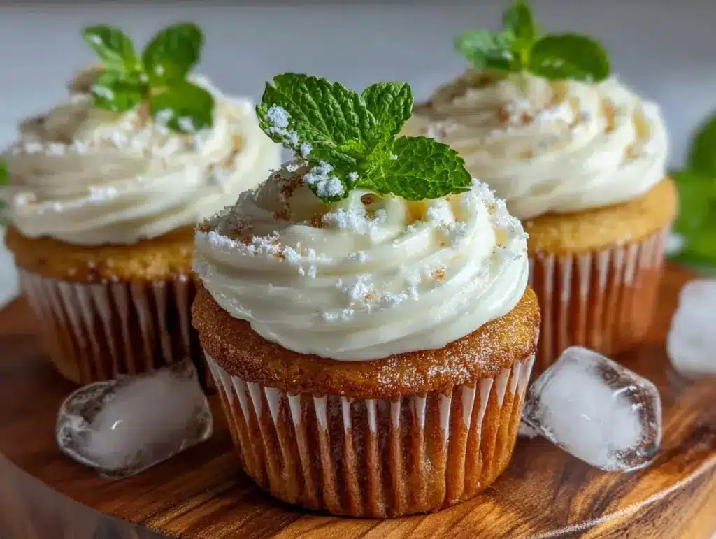 mint julep cupcakes - featured image