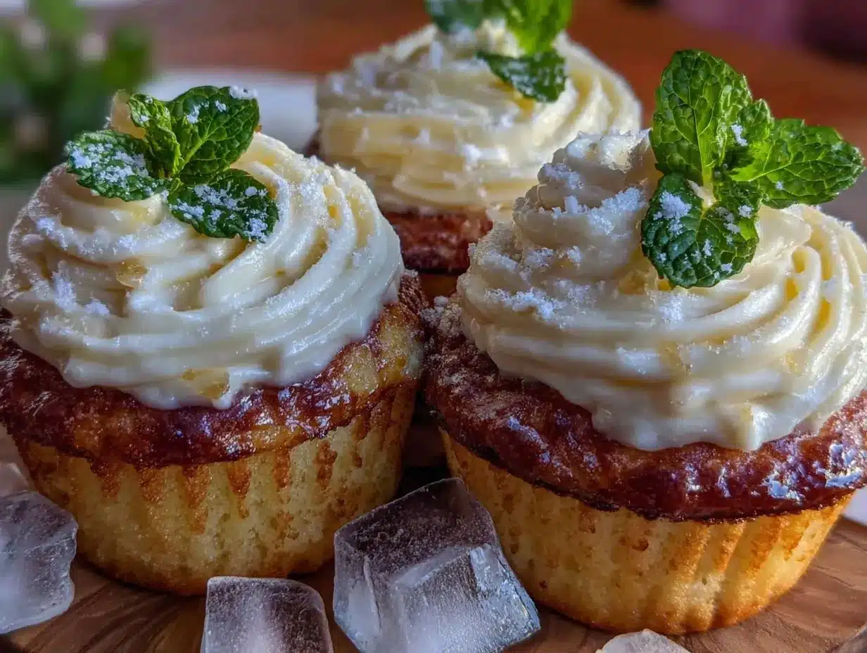 mint julep cupcakes preparation steps