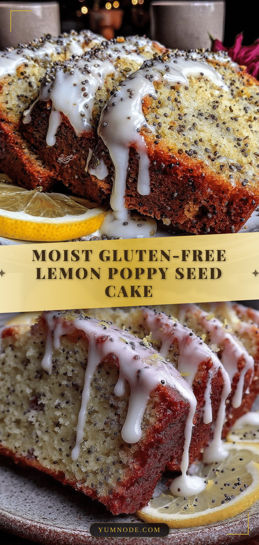 moist gluten-free lemon poppy seed brunch cake recipe