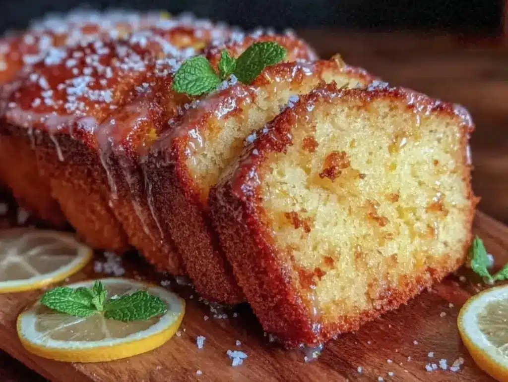 moist lemon drizzle cake - featured image
