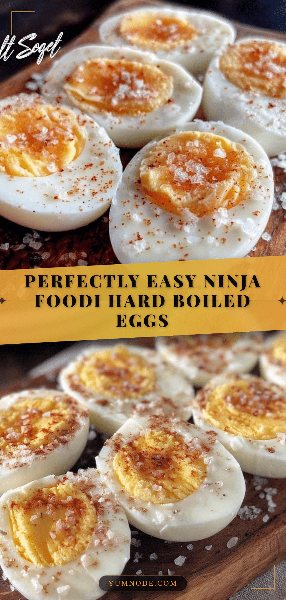 Ninja Foodi hard boiled eggs recipe