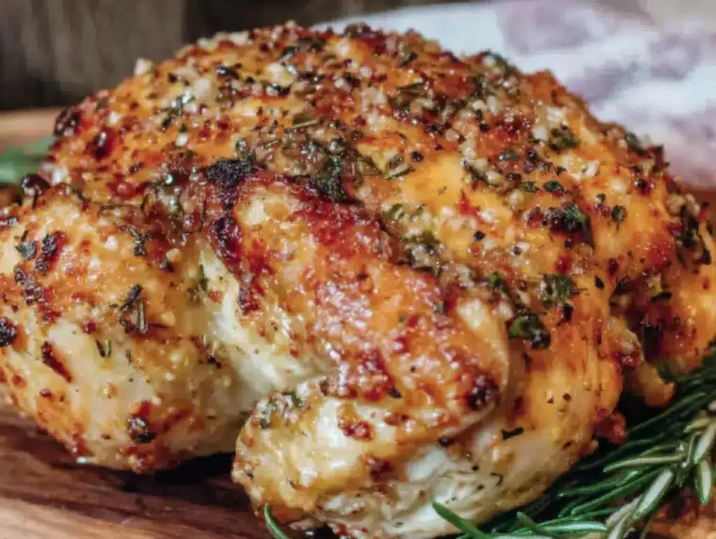 ninja foodi whole rotisserie chicken recipe - featured image