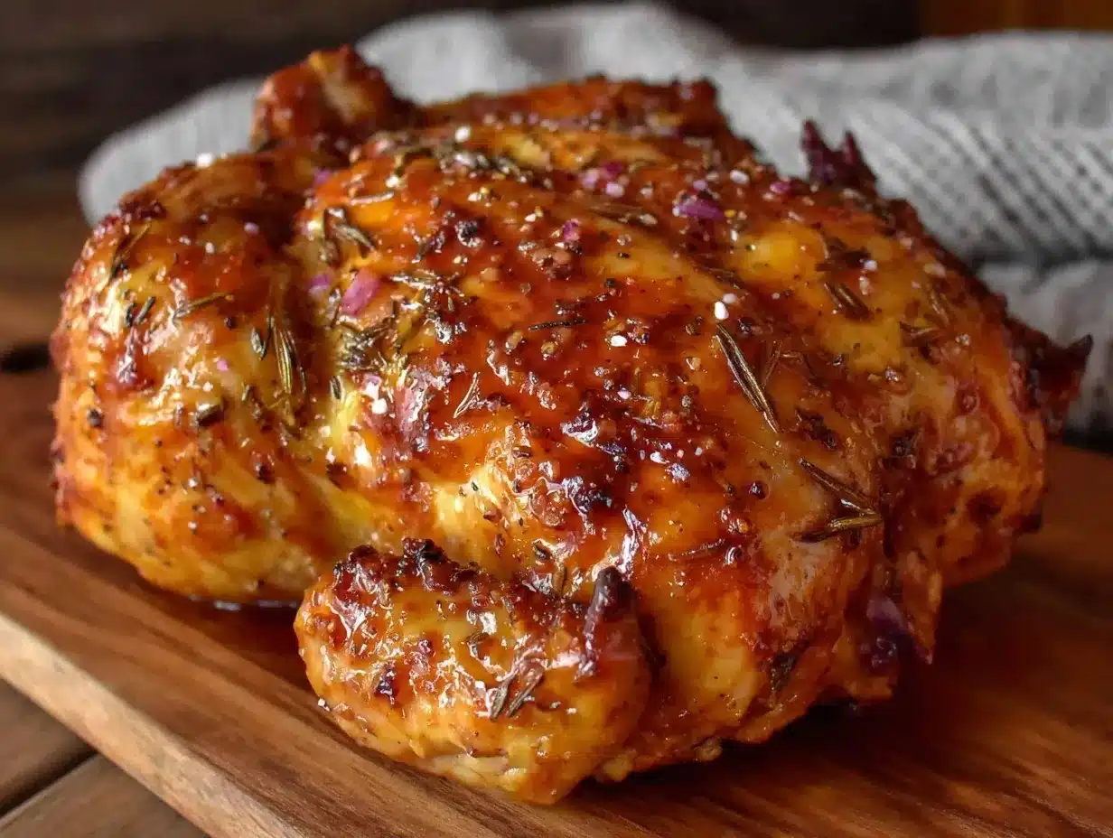 ninja foodi whole rotisserie chicken recipe preparation steps