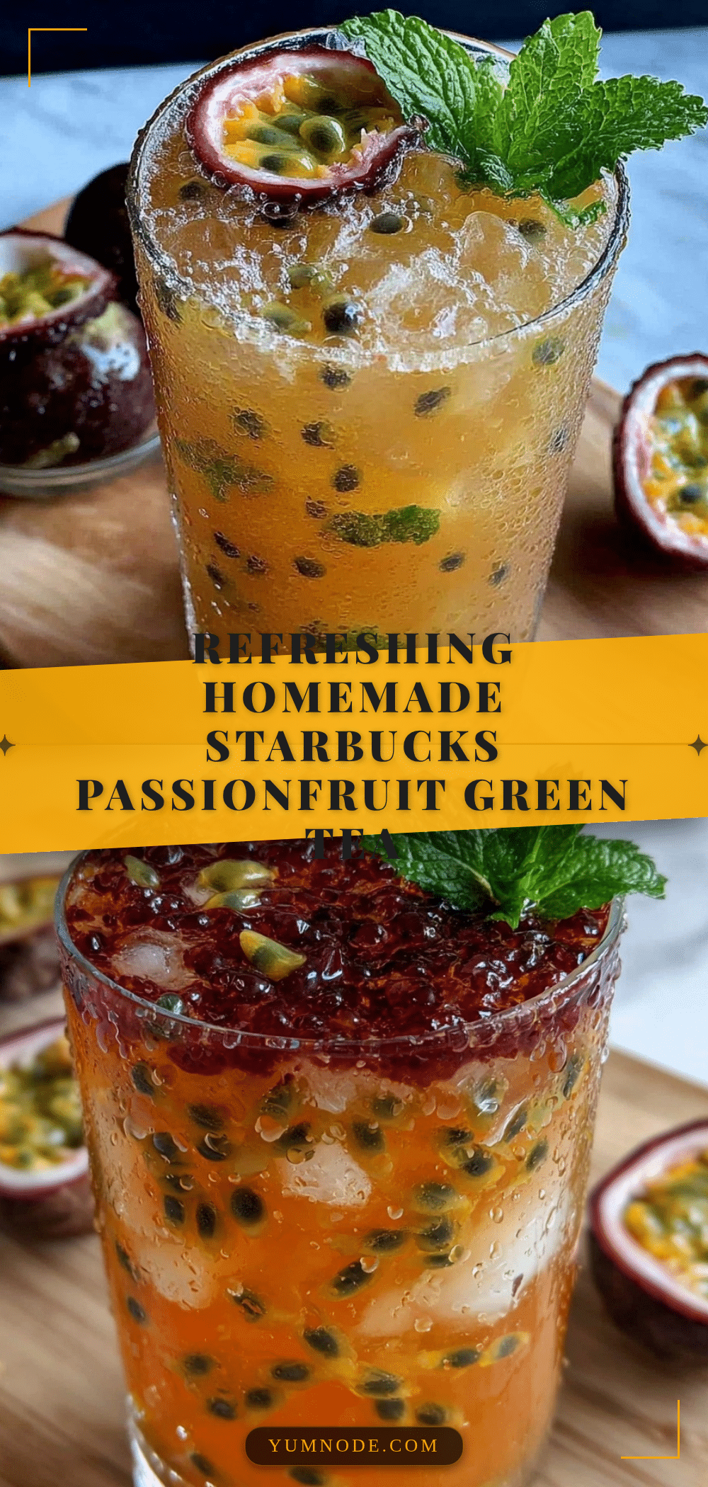 passionfruit green tea refresher recipe