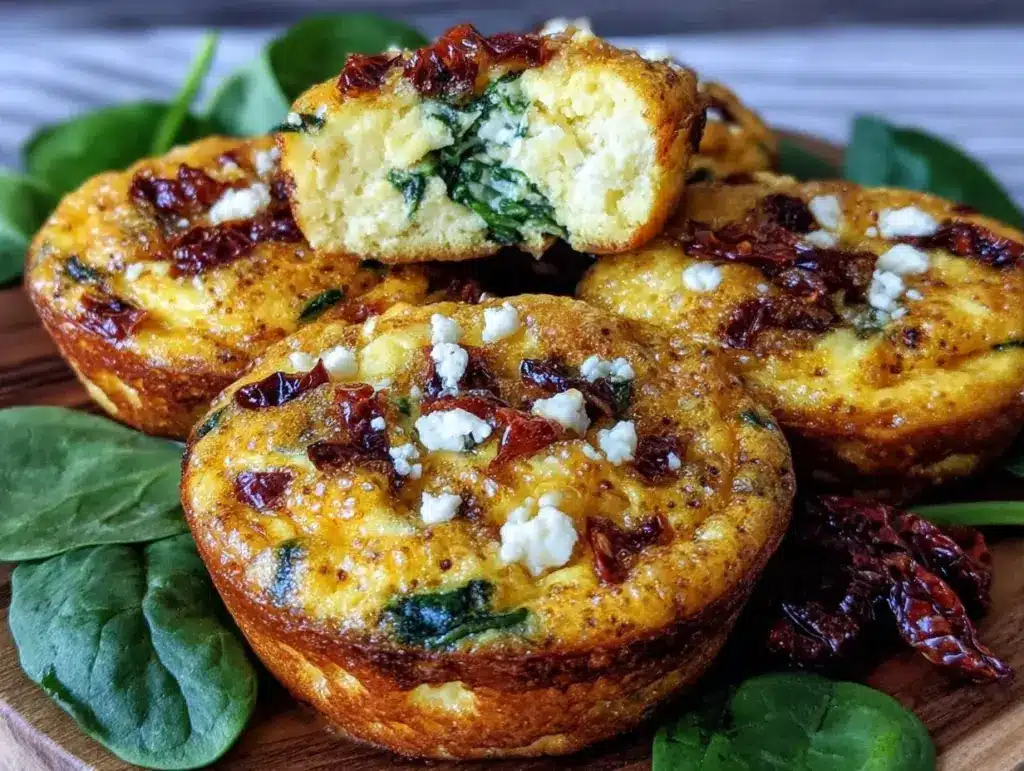 savory frittata muffins - featured image