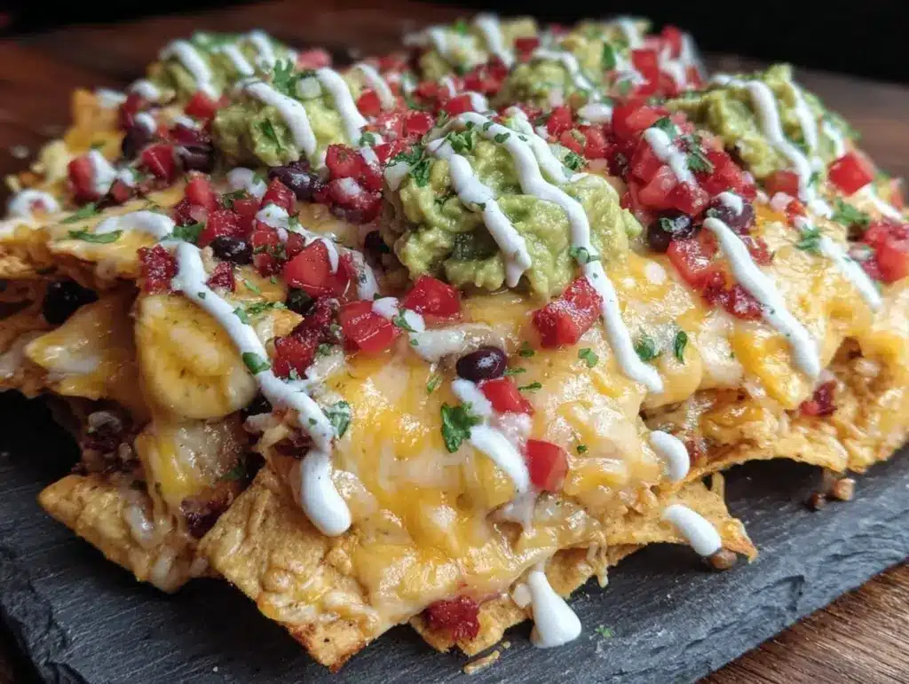 savory loaded nachos supreme - featured image