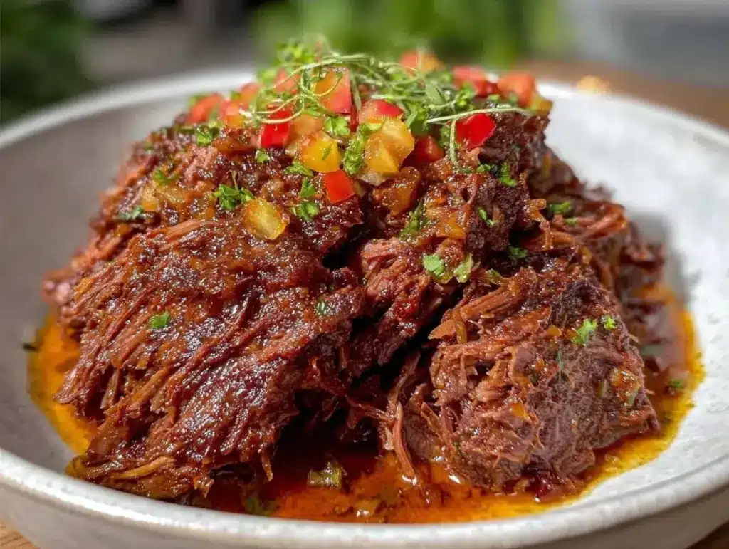 Savory Ropa Vieja Cuban Shredded Beef Recipe - featured image