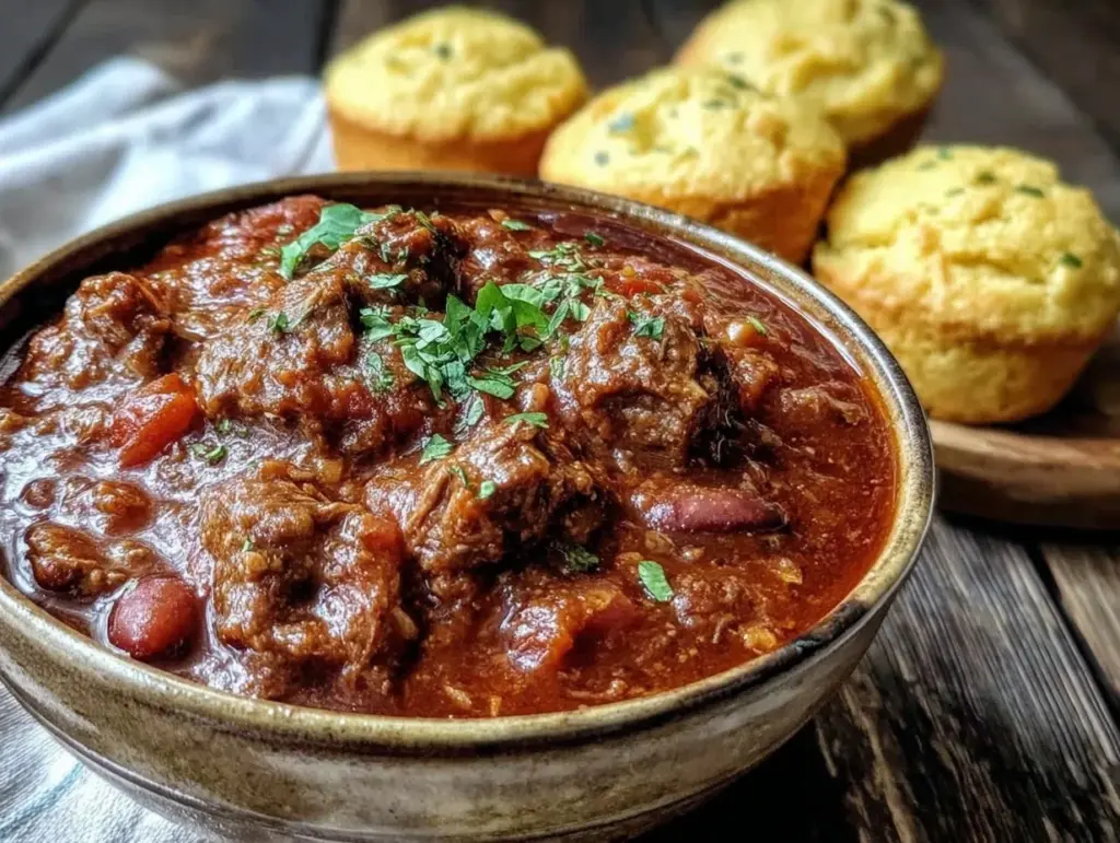 slow cooker chili con carne - featured image