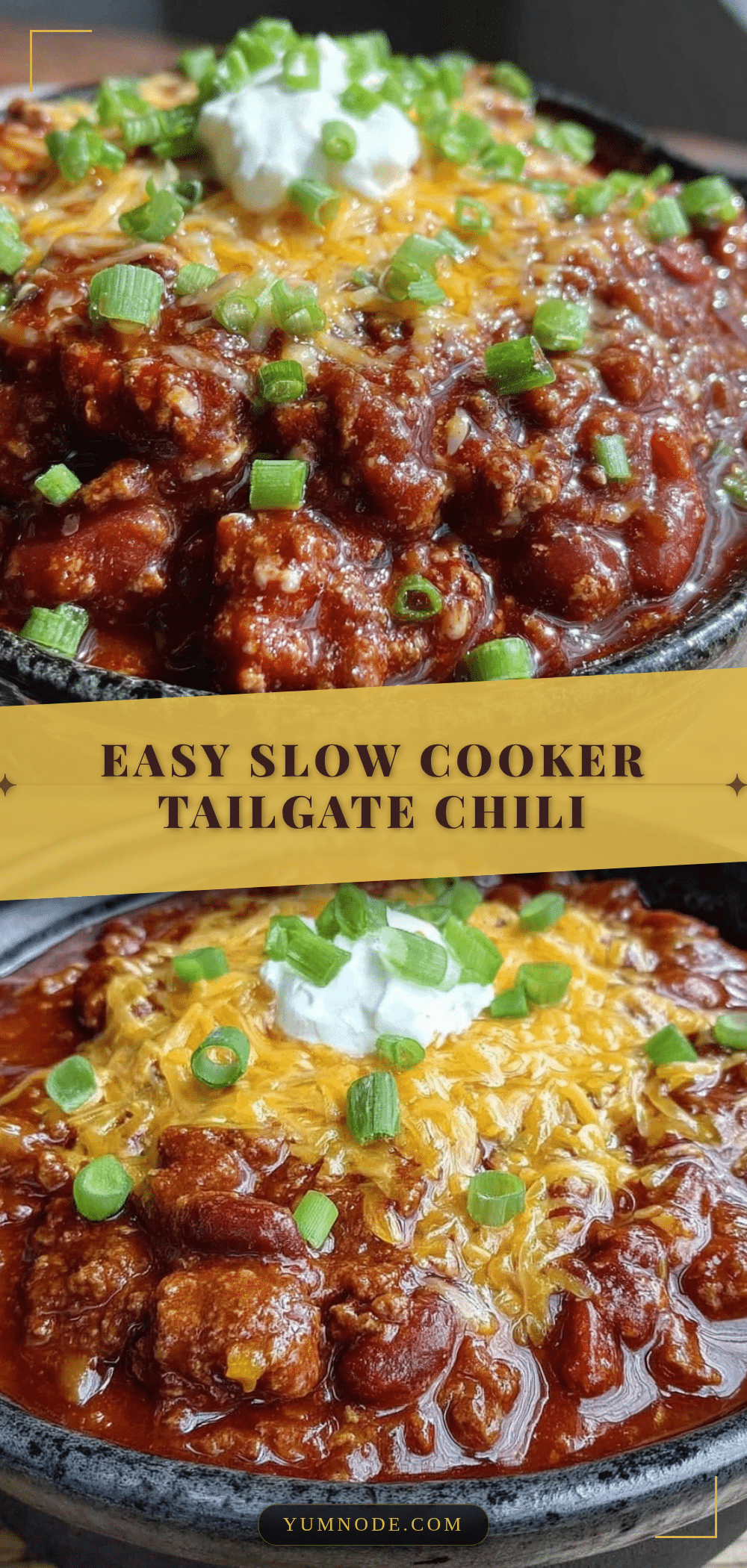 slow cooker tailgate chili recipe