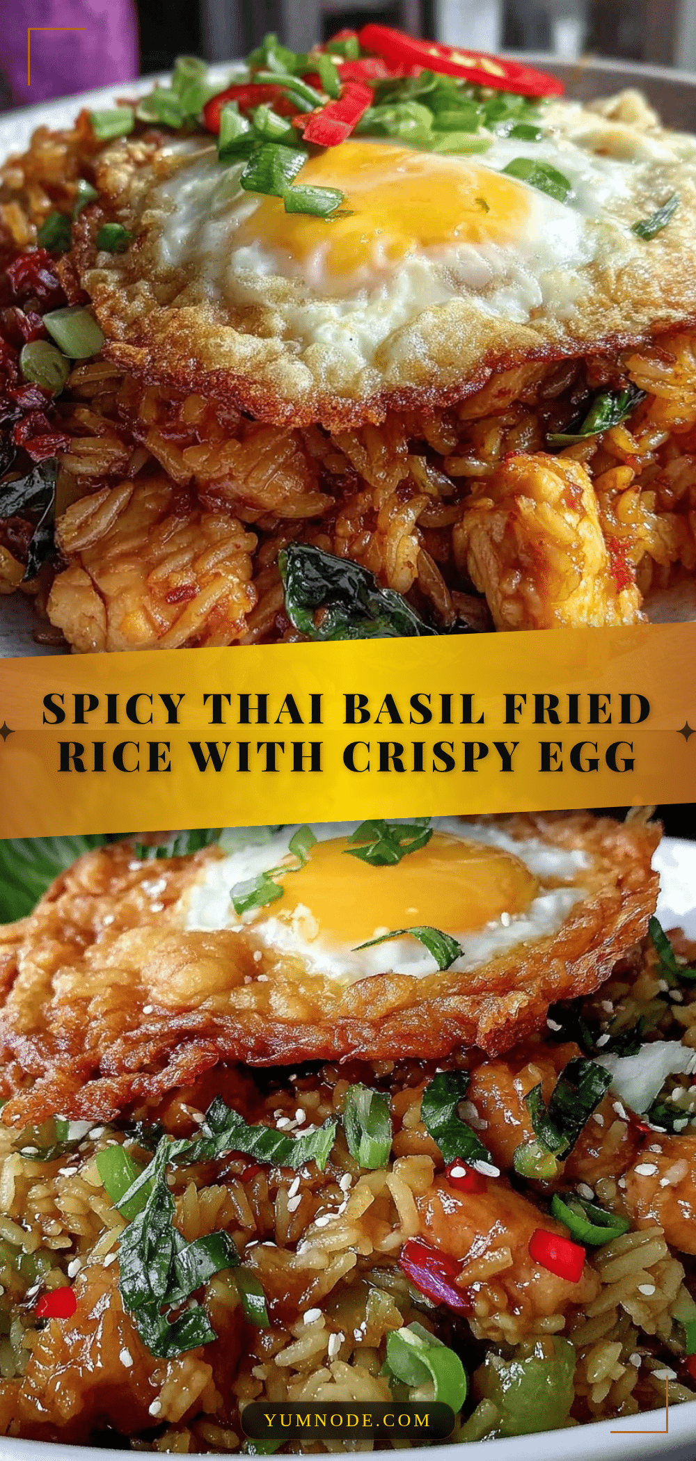spicy thai basil fried rice recipe