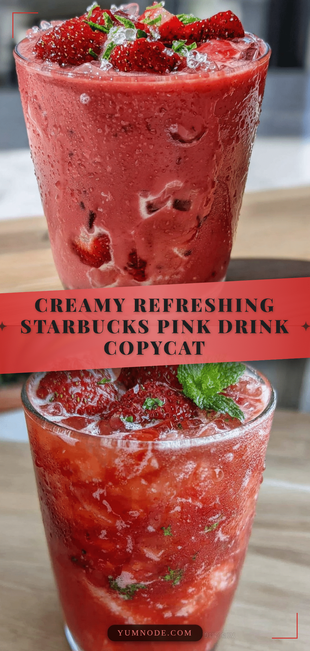 Starbucks Pink Drink copycat recipe recipe