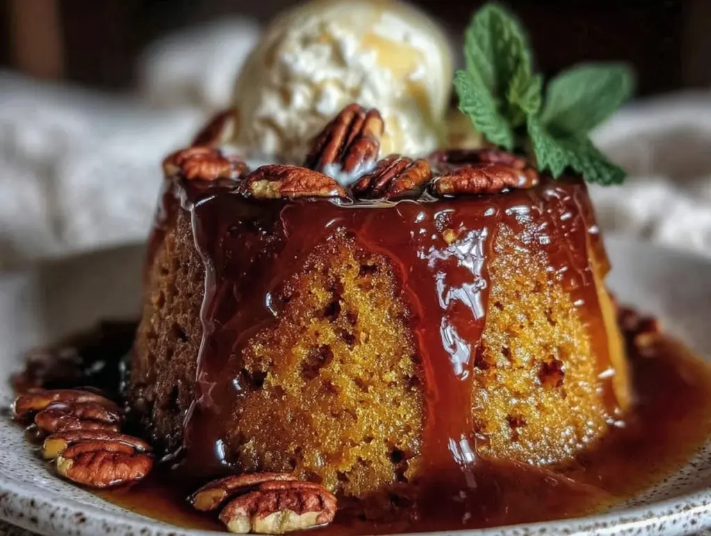 sticky toffee pudding recipe - featured image