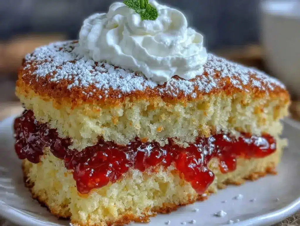 Victoria sponge cake - featured image