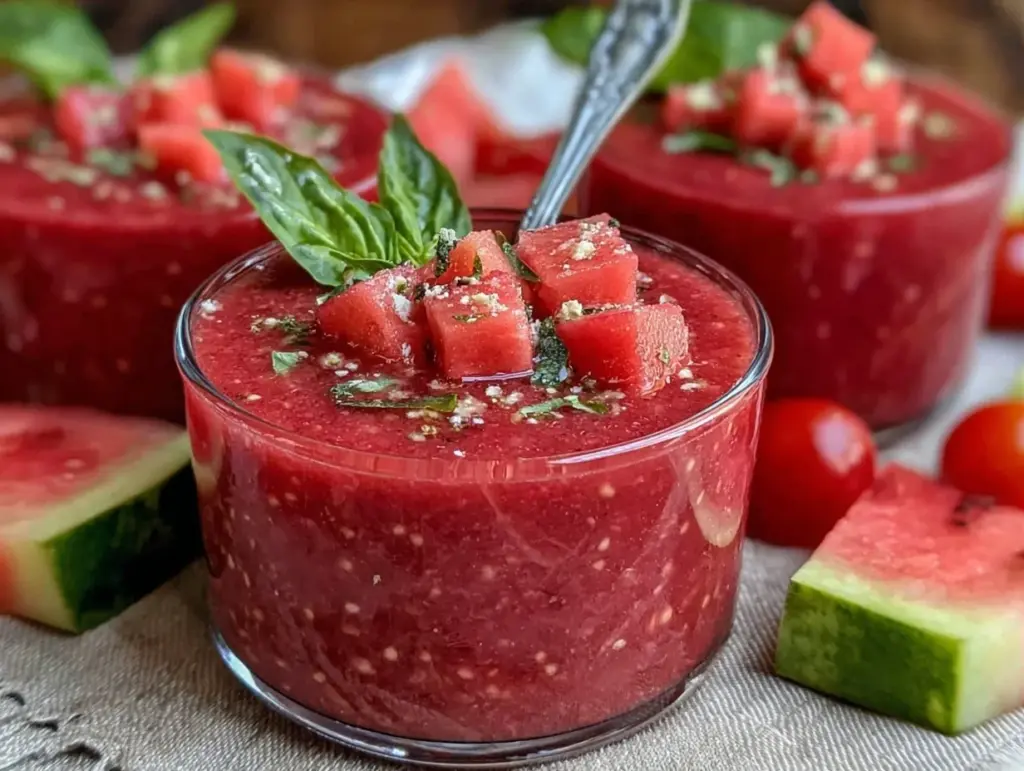 watermelon gazpacho - featured image