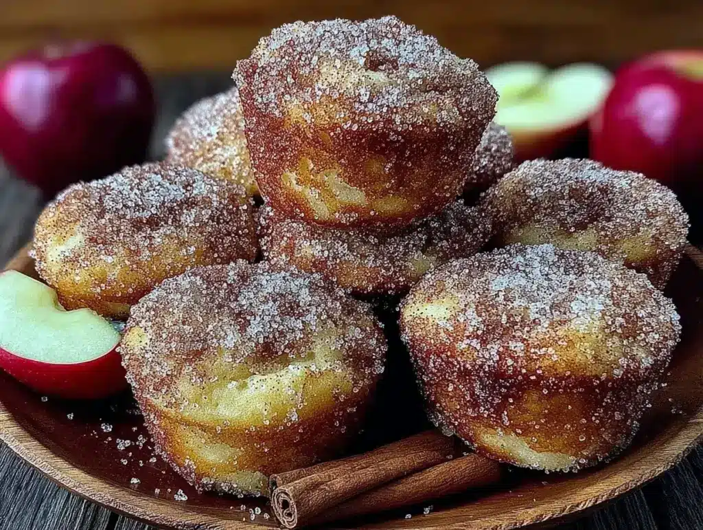 apple cider donut muffins - featured image