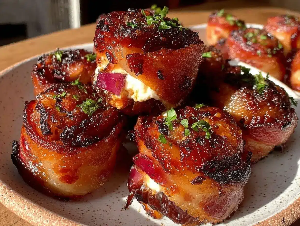 bacon-wrapped dates stuffed with creamy goat cheese preparation steps