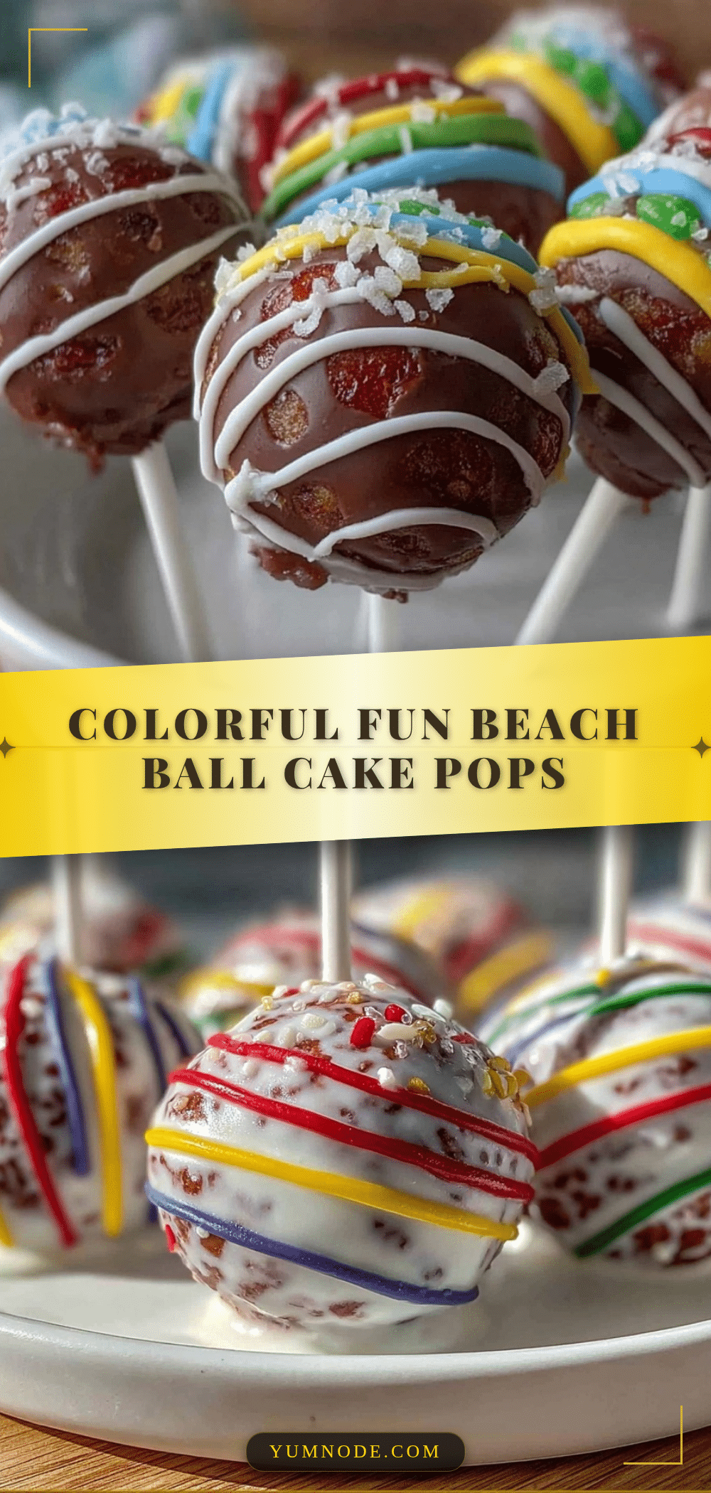 beach ball cake pops recipe