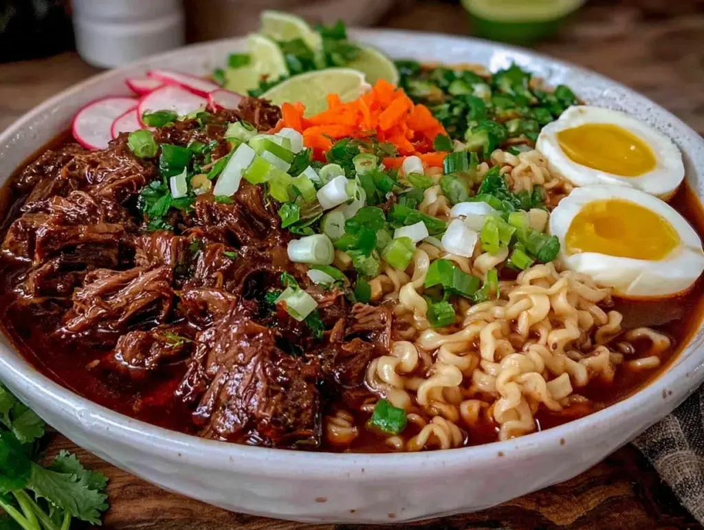 birria ramen bowl - featured image
