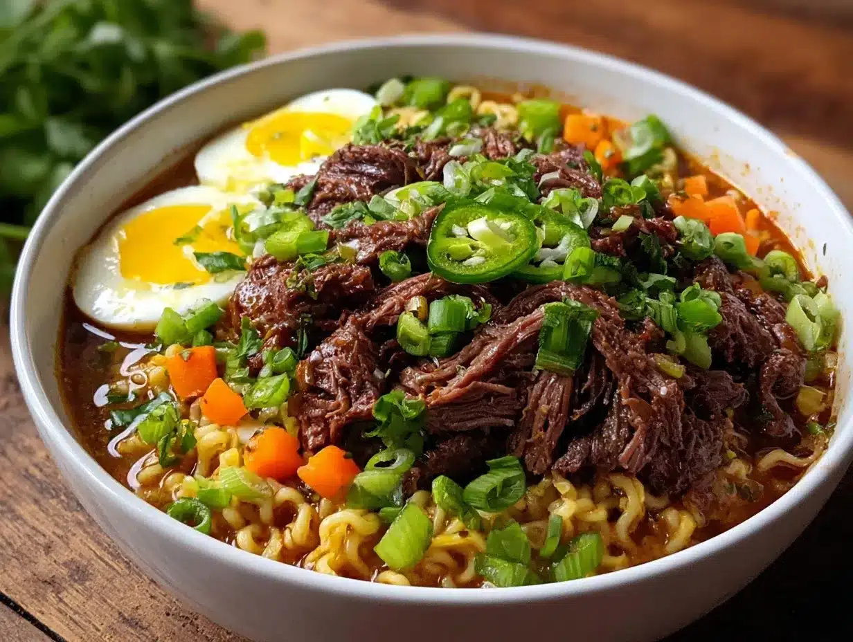 birria ramen bowl preparation steps