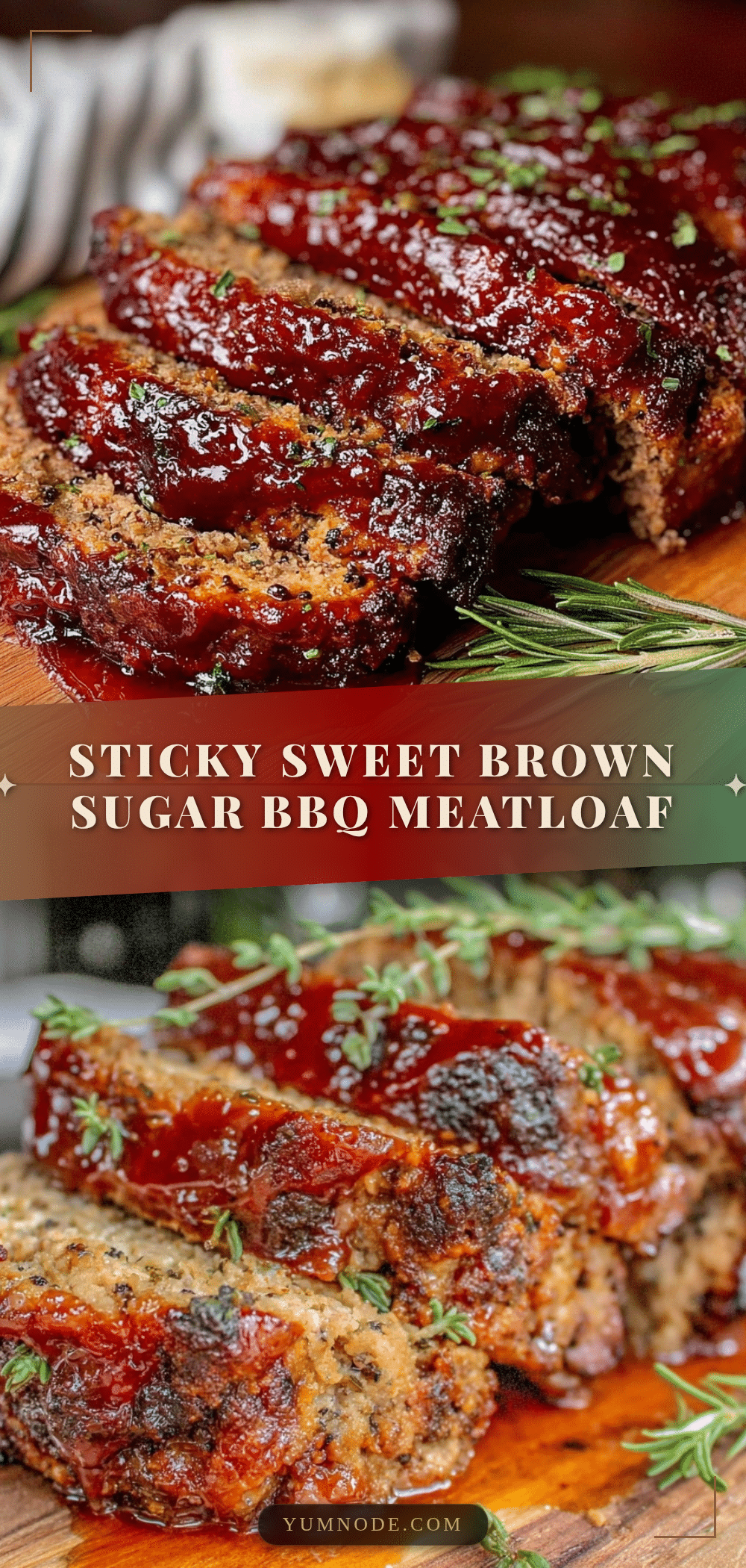 brown sugar glazed bbq meatloaf recipe
