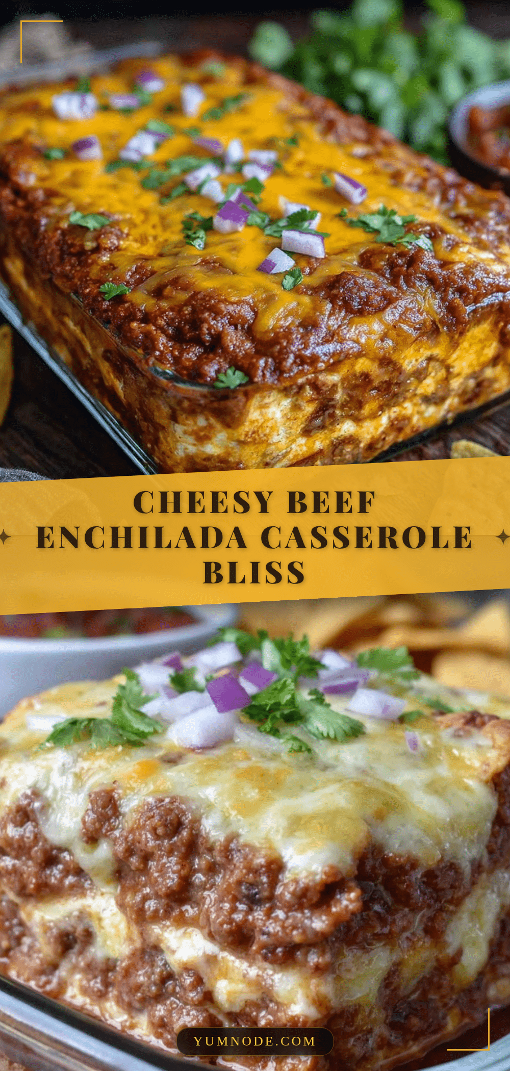 cheesy beef enchilada casserole recipe