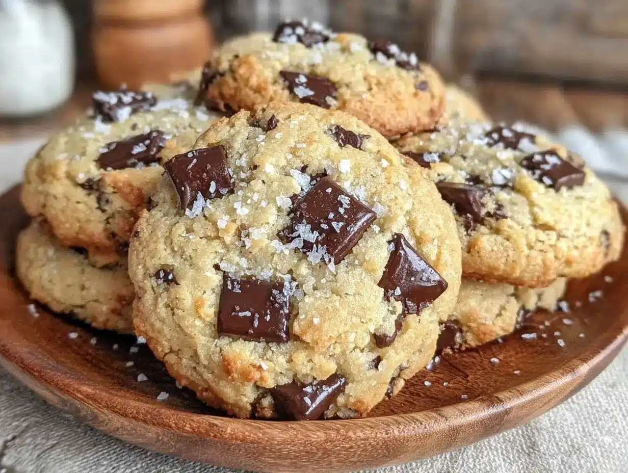 chewy almond flour chocolate chip cookies preparation steps