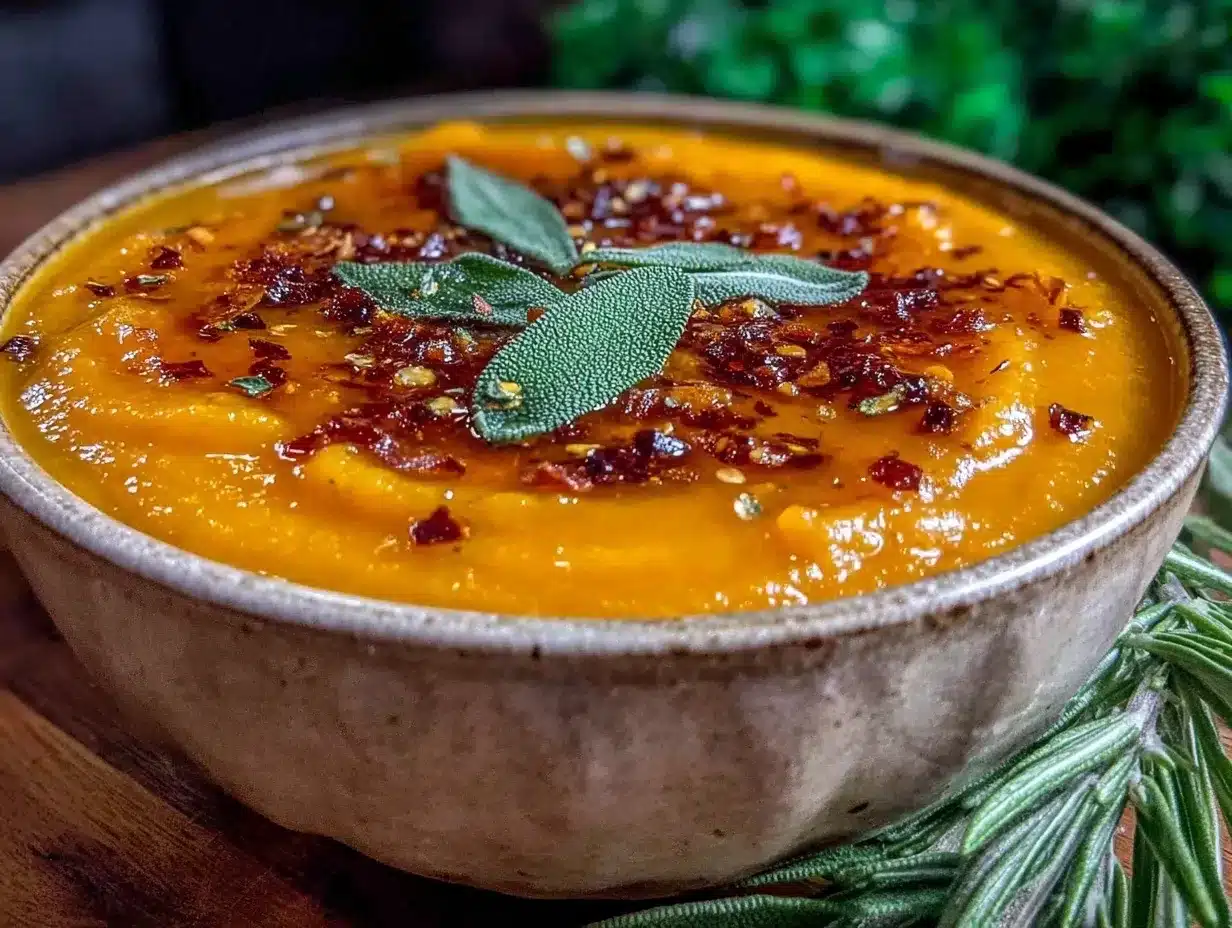 creamy butternut squash soup preparation steps