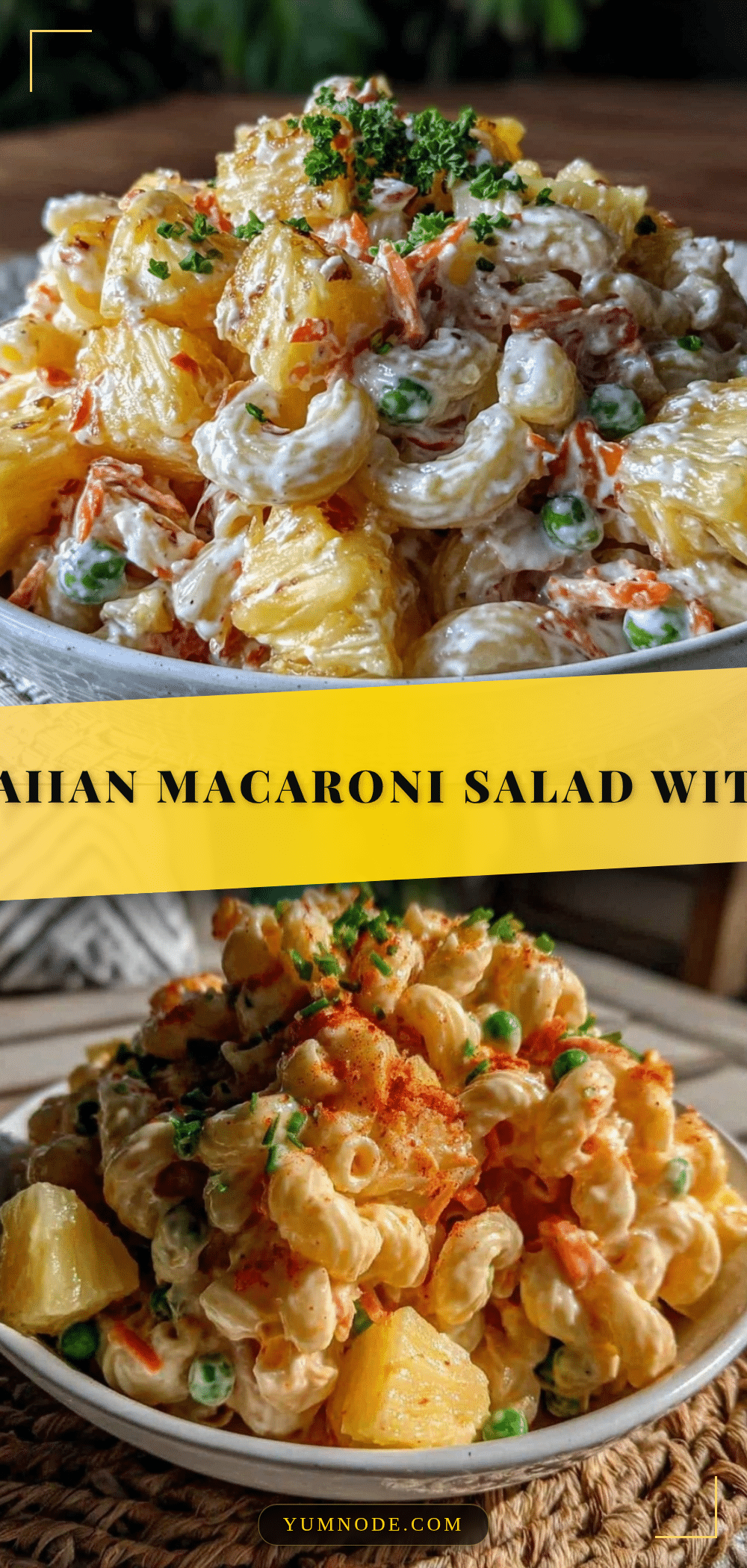 creamy Hawaiian macaroni salad recipe