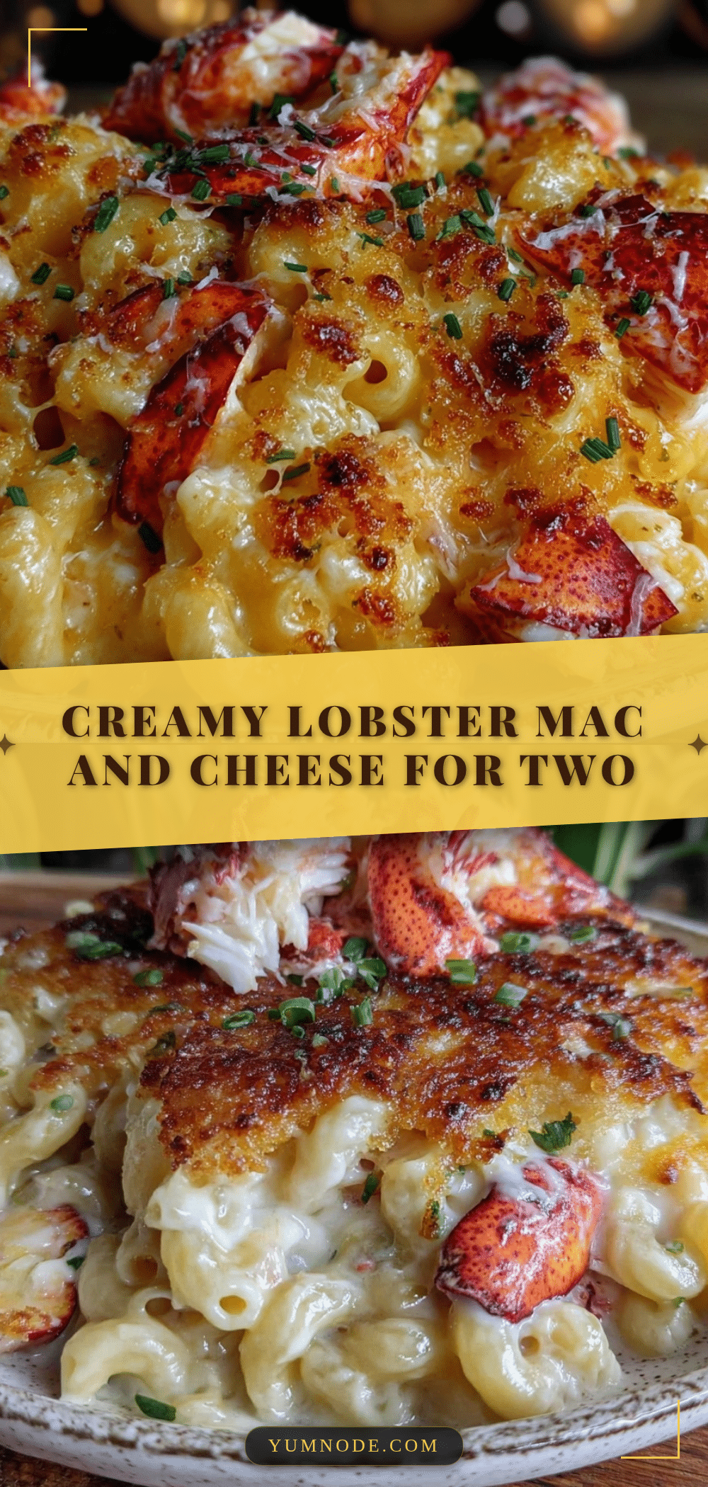 creamy lobster mac and cheese for two recipe