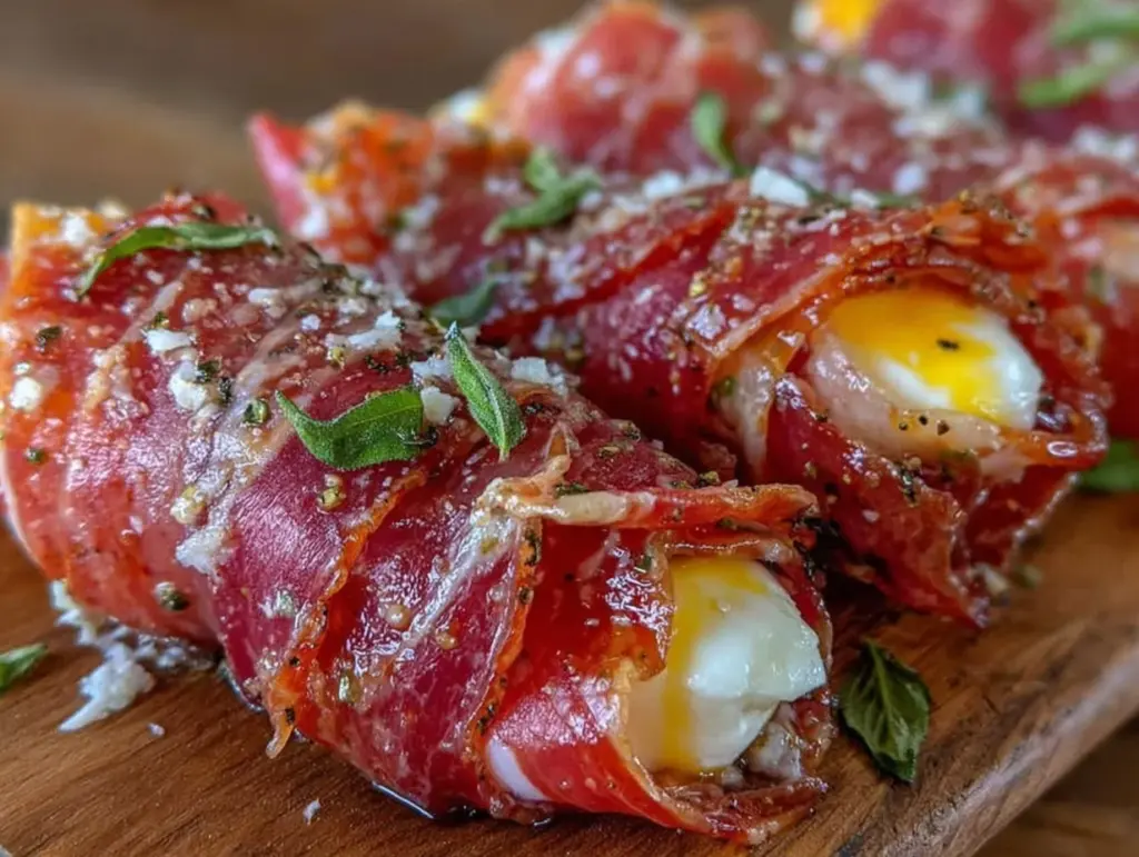 creamy prosciutto and mozzarella appetizers - featured image